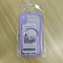 Hadaasi 1个紫色磁吸保护壳，内置屏幕保护膜，[兼容无线充电] 360°全方位防震手机壳 [亲肤材质，防滑设计] 防刮手机壳，兼容 17 Pro/17 Pro Max/Apple Air/17和Galaxy S25 Ultra - 紫色 - 查看 20