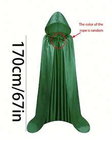 Soft Velvet Cape With Hat, Unisex Clothing Cloak, Black, Red, Purple, Green - Suitable For Parties, Theme Events, And Role-Playing, Easy To Wear And Store, Holiday Costume, Suitable For Halloween, Christmas, And Carnival, Perfect Gift For Role-Playing Enthusiasts 