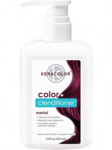 Keracolor Clenditioner MERLOT Tinte para el Cabello - Acondicionador Depósito de Color Semipermanente, Libre de Crueldad, 12 Fl. Oz. - 1 - Ver 3