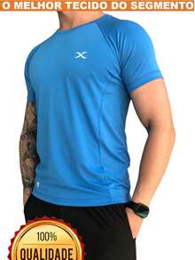 Slim Dry Fit T-Shirt - 藍天 - 查看 2