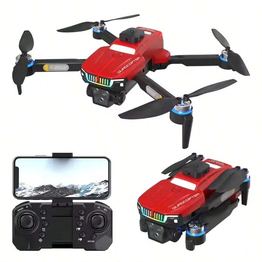 Drone Quadcopter, 720P HD Camera Light Flow Fixed Height Hover, One Button Lifting, Entry-Level Folding Remote Control Dron Toy– Ideal Gift For Christmas, Halloween, And Thanksgiving.Thanksgiving.