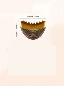 1 pieza Cepillo facial linfático, herramienta de cepillado en seco para el rostro, mentón y línea de la mandíbula, masaje de drenaje linfático, contornea la piel con precisión, reduce la hinchazón, las ojeras, alivia la fatiga, ilumina el cutis, diseño ergonómico, Brocha de base, Brocha de corrector, Brocha de colorete, Brocha de contorno, Brocha de colorete, Brocha de bronceador, Brocha de polvos, Brocha de base, Brocha de colorete