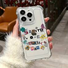 Funda de Teléfono de Moda Banda de Rock Latinos Mafias Compatible con iPhone 17 16e 16 15 14 13 12 11 Mini Pro Max Air X XR XSMAX 8 7 Plus Anticaída Transparente Cubierta Trasera Suave - Color 1 - Ver 5