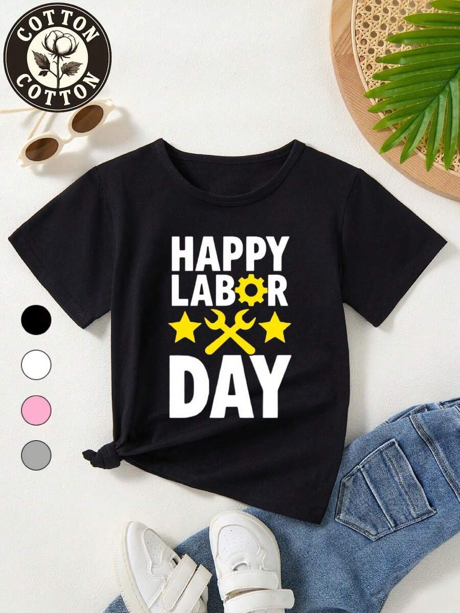 Camisetas para niñas jóvenes - Negro - Ver 1