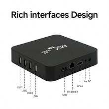 TV Box Multimedia Convertidor de TV Análoga a Digital - Tipo de Enchufe A USA (110-127V) - Ver 4