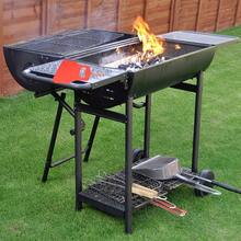 مروحة محمولة للشواء في الهواء الطلق، مروحة يدوية لتعزيز الشواء، تتميز بشفرة بلاستيكية قوية، مثالية للطهي في الهواء الطلق.