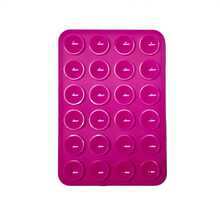 1/2/3/4/5/10/50个硅胶双面手机吸盘方形手机支架每侧24个吸盘20种颜色可选双面加厚通用适用于办公桌、瓷砖和浴室墙壁 - 彩色 - 查看 19