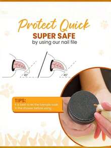 1pc Woon Pet Nail File, Dog Grooming L ,Household Tachable Cw Grinr Nail Scraper,Abrasive Can Be Repced - 彩色 - 查看 5