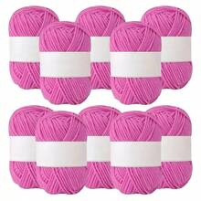 250g/10 件优质花卉腈纶纱线套装，每件 25g - 柔软耐用，适用于 DIY 针织和钩编项目，例如围巾、帽子、手套、毛毯、手工艺品 - 彩色 - 查看 32