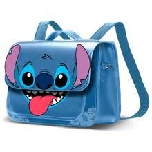 Disney Lilo y Stitch Tongue-Bolso-Mochila Satchel, Azul, 27 x 19 cm - Azul - Ver 2