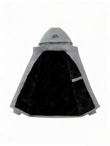 Men's Winter Ski Jacket, Waterproof Windproof Warm Lined Detachable Hooded Warm Winter Coat, Suitable For Skiing, Hiking, Camping, Mountain Climbing - Light Grey - View 3