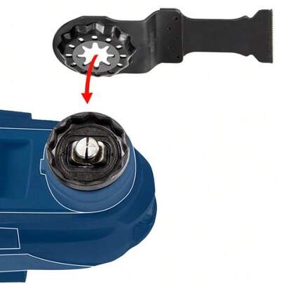  Bosch 1x ostrze do skrobaka ATZ 52 SC (do zaprawy, kleju, szerokość 52 mm, profesjonalne akcesoria do narzędzi wielofunkcyjnych)