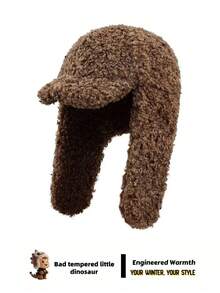 1 Stück Unisex Ohrenschutz Trappermütze, warm thermisch gefütterte Wintermütze mit Ohrklappen für Outdoor, Radfahren, Skifahren, Flieger