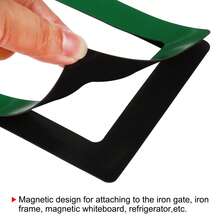 Magnetic Picture Frame, 2 Pack Magnetic Photo Frame Picture Holder Holds Photos For Refrigerator Metal Home Office - 綠色 - 查看 4