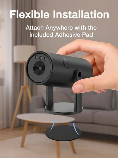 Slimme WiFi Camera Audio Recording, Infrared Night Vision, Rotating Lens, Motion Detection, Remote View, Home Office Monitoring view 8