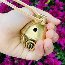 Boxwood And Mum Sleigh Bells For Door Handle Christmas Bells Door Knocker Jingle Bells Door Hanger Christmas Decorations Door Bell Single Brass Bell Door Decorations - 如圖 - 查看 9