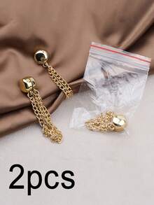 2 kẹp rút ngắn ống quần, thiết kế cài nút ẩn giúp tránh quần bị kéo lê, thiết kế liền mạch, chống thấm nước, nhỏ gọn, chống mài mòn, phù hợp với quần jean và quần thường ngày. - Nhiều màu - Xem 10