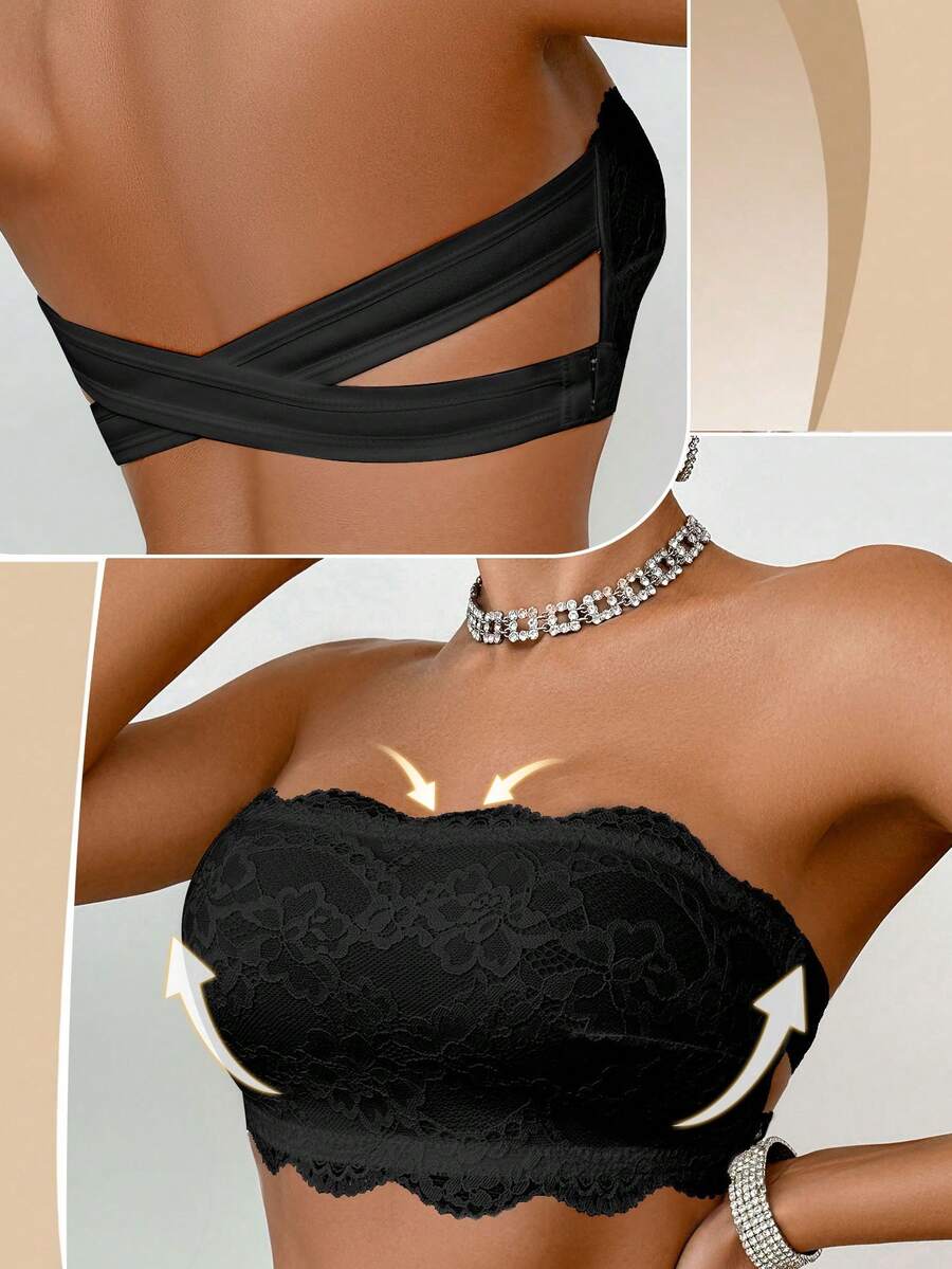 Women's Front Closure Minimalist Fitted Casual Wireless Bra