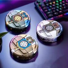 قطعة واحدة من لعبة روبوت جيرو متحولة جديدة لتخفيف التوتر، لعبة ميكانيكية دوارة للأصابع قابلة للتحول - متعدد الألوان - مشاهدة 2
