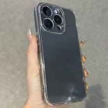 3-Pack Luxury Shockproof Transparent Phone Set, Compatible With 17 16 15 14 13 12 11 Pro 16 15 14 Plus 13 12 X XS XR 8 Plus TPU Soft Back