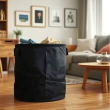 Cubo de basura plegable y multifuncional para colgar en el coche, hecho de tela Oxford doble, fácil de usar, incluye bolsa colgante, contenedor de almacenamiento en el coche, bolsa de almacenamiento en el respaldo, cubo de basura para coche de gran capacidad - Contenedor de basura conveniente y bolsa de almacenamiento en el respaldo - Accesorios para el interior del coche, compañero de viaje, regalo para hombres.