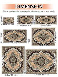 1 buc. Imitație de cașmir covor covor de pluș covor moale și pufos, luxos, lavabil la mașină, moale la atingere, covor de podea Shaggy, covor de living, covor de dormitor pentru decor acasă, decor de cameră, covor accent, acoperire de podea și multe altele