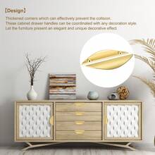 4pcs Cabinet Pulls, Cabinet Handles, Drawer Pulls Hole Center, Cabinet Door Pulls, Kitchen Cabinet Hardware For Drawer Dresser, Cupboard Wardrobe - Gold - View 4