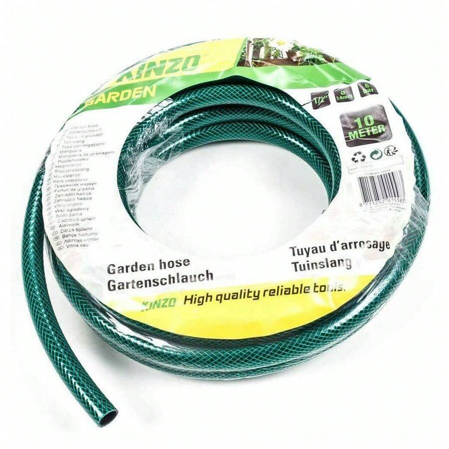 OISE ART STORE Tubo Da Giardino In Pvc 1/2 14mm 10mt Pompa Acqua Irrigazione Terrazzo Verde -