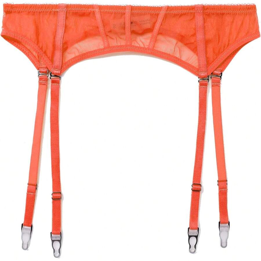 Women's Garter Belts Stockings With Metal Clips Plus Size - 綠色 - 查看 1