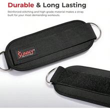 Juego de Bandas de Resistencia Premium con Anclajes para Puerta, Correas para mueca, Asas, Bolsa de Transporte y Correas acolchonadas para Tobillos para Entrenar glteos. - Correas de tobillo - Ver 4