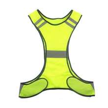 Sports Reflective Vest High Visibility Safety Jacket Suitable For Night Cycling Running Jogging Riding Motorcycle Outdoor Sports Vest With Adjustable Waist / Shoulder - Multicolor - View 16