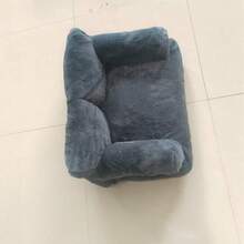 四季通用宠物猫沙发，可拆卸可洗猫/狗床，适用于猫狗幼犬饲养狗床猫床 - 深灰色 - 查看 15