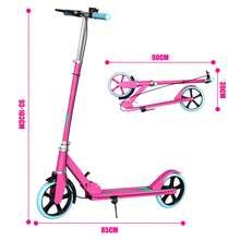 Scooter Freno  Para Ninos Y Adultos Plegable - Rosa vieja - Ver 6