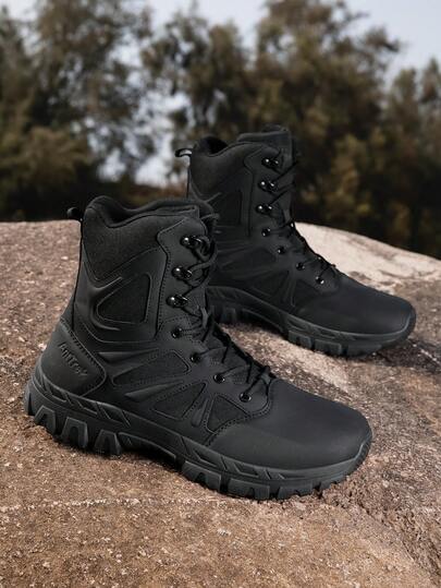 Nya höst-/vinterskor för män, militärkängor för män, stridsstövlar, vandringskängor för utomhusbruk