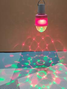 Luz ambiente mini recargable LED - Lámpara colgante portátil USB con cambio de color y activación por sonido - Ideal para dormitorios, habitaciones y fiestas