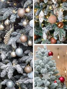 10/20 piezas Ramas de pino artificiales con escarcha realistas y duraderas, ramas de pino falsas para manualidades DIY, guirnaldas, coronas, decoración de árboles de Navidad, para decoración de fiestas de Navidad, bodas, cumpleaños, centros de mesa, oficina, regalos y decoración del hogar