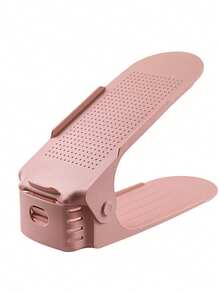 Pacote de organizador de espaço para sapatos de plástico, ajuda a economizar espaço, prateleira ajustável de altura para sapatos de segunda geração, prateleira para armazenamento de sapatos, suporte para sapatos de camada dupla, prateleira para armazenamento de sapatos, prateleira para chinelos