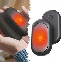 2 pièces Capacité totale 2000 mAh Réchauffe-mains magnétique portatif à chauffage rapide avec batterie longue durée et trois niveaux réglables. Chauffe-mains électrique réutilisable de taille paume portable avec grandes poches. Un incontournable pour les voyages, les cadeaux de Noël, les activités de plein air, la chasse, le golf, les déplacements, le camping et un accessoire de réchauffement hivernal indispensable pour les femmes et les hommes. Cadeaux de Noël, Réchauffe-mains, Cadeaux pour hommes, Remplissages de bas de Noël, Réchauffe-mains rechargeables