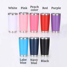 1 Piece Personalized 20 Oz Vacation Mug, Custom Travel Mug, Beach Mug, Stainless Steel Mug, Girls Travel Gift, Laser Engraved Mugs - Multicolor - View 6