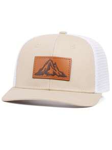 2025 Fashion New Breathable Mesh Hat Labeling Mountain Printed Flat Edge Hat Outdoor Daily Life Commuter Decoration Hat Leisure Sports Sunshade Hat Street Creative Hip Hop Hat Street Dance Personalized Skateboarding Hat Unisex Baseball Hat - Nhãn núi - Xem 11