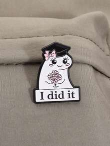 1PC Funny Spanish Figures Flork Enamel Pin I Did It Cartoon Cute Characters Brooch Lapel Backpack Badge Jewelry Gift For Friends