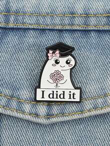 1PC Funny Spanish Figures Flork Enamel Pin I Did It Cartoon Cute Characters Brooch Lapel Backpack Badge Jewelry Gift For Friends