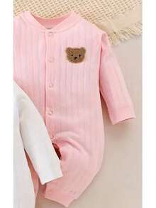 Nika Baby Baby Lullaby Romper Kit - Rosa Pálido - Ver 2