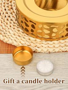 قطعة واحدة من دفاية إبريق الشاي، دفاية من الفولاذ المقاوم للصدأ، لوازم فن الشاي الراقية، هدية مثالية، من الفولاذ المقاوم للصدأ السميك، متينة وطويلة الأمد، طقم شاي من الفولاذ المقاوم للصدأ، دفاية الشاي، تشمل حامل شمعة صغير وموقد، سخان إبريق الشاي المعدني، حامل شمعة من الفولاذ المقاوم للصدأ. مناسب لإبريق الشاي الزجاجي، وإبريق الشاي الفولاذي، وإبريق الشاي الخزفي، وغيرها من الحاويات المقاومة للحرارة. يستخدم لتسخين الشاي والقهوة والحليب. دفاية إبريق الشاي عالمية.