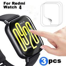 3 PCS Hydrogel Protective Film For Redmi Watch 3 For Redmi Watch 3 Active/Lite Watch Soft Clear Protective Film Full Screen Protecto Redmi Watch 4/5Active
