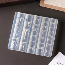 Plantillas de uñas con forma de mariposa, moldes de lazos para uñas, diversos moldes de silicona con forma de lazo para uñas, lazos de cinta con forma de corazón para uñas, moldes de arte de uñas DIY, modelos de grabado 3D - Perfectamente adecuados para accesorios de salón y decoración de manicura, herramientas esenciales para uñas, accesorios de arte de uñas, juegos de uñas, suministros técnicos para uñas, diseño de corte preciso, plantillas reutilizables para herramientas de uñas para profesionales de la belleza e accesorios indispensables para el arte de uñas