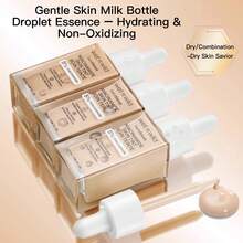 Dewy & Wild Foundation Primer, Concealing, Moisturizing, Long-Lasting, Non-Cakey, Suitable For Dry Skin - Ivory - View 6