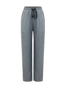 2pcs Women's Collared Multi-Pocket Top And Pants Scrubs Uniform Set, Nurse Scrubs Workwear For Dentist, Healthcare, Laboratory Spring Fall - Grey - View 11