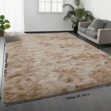1 szt., bardzo miękka, gruba, puszysta mata podłogowa do salonu, miękka i wygodna, modna i ekskluzywna, dostępna w wielu rozmiarach i kolorach. Mata nadaje się do sypialni, jadalni, salonu i biura, doskonały element wystroju domu.
