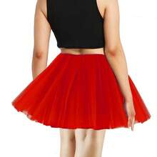 1 件女士薄纱芭蕾舞裙，适合派对、舞蹈表演、节日